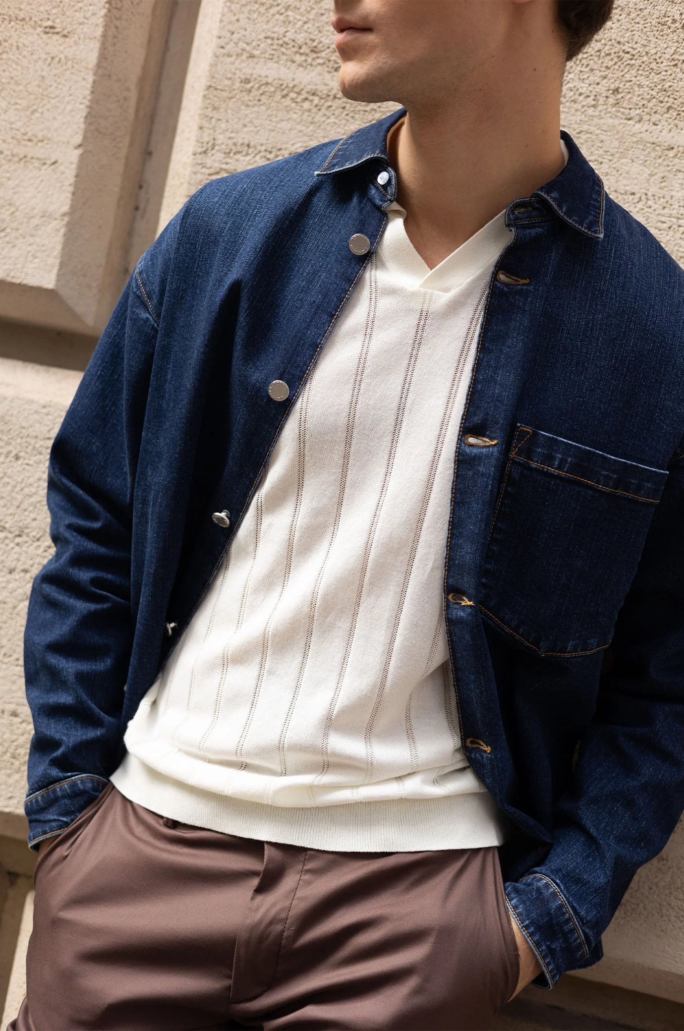 Overshirt comfort fit denim - Image 2