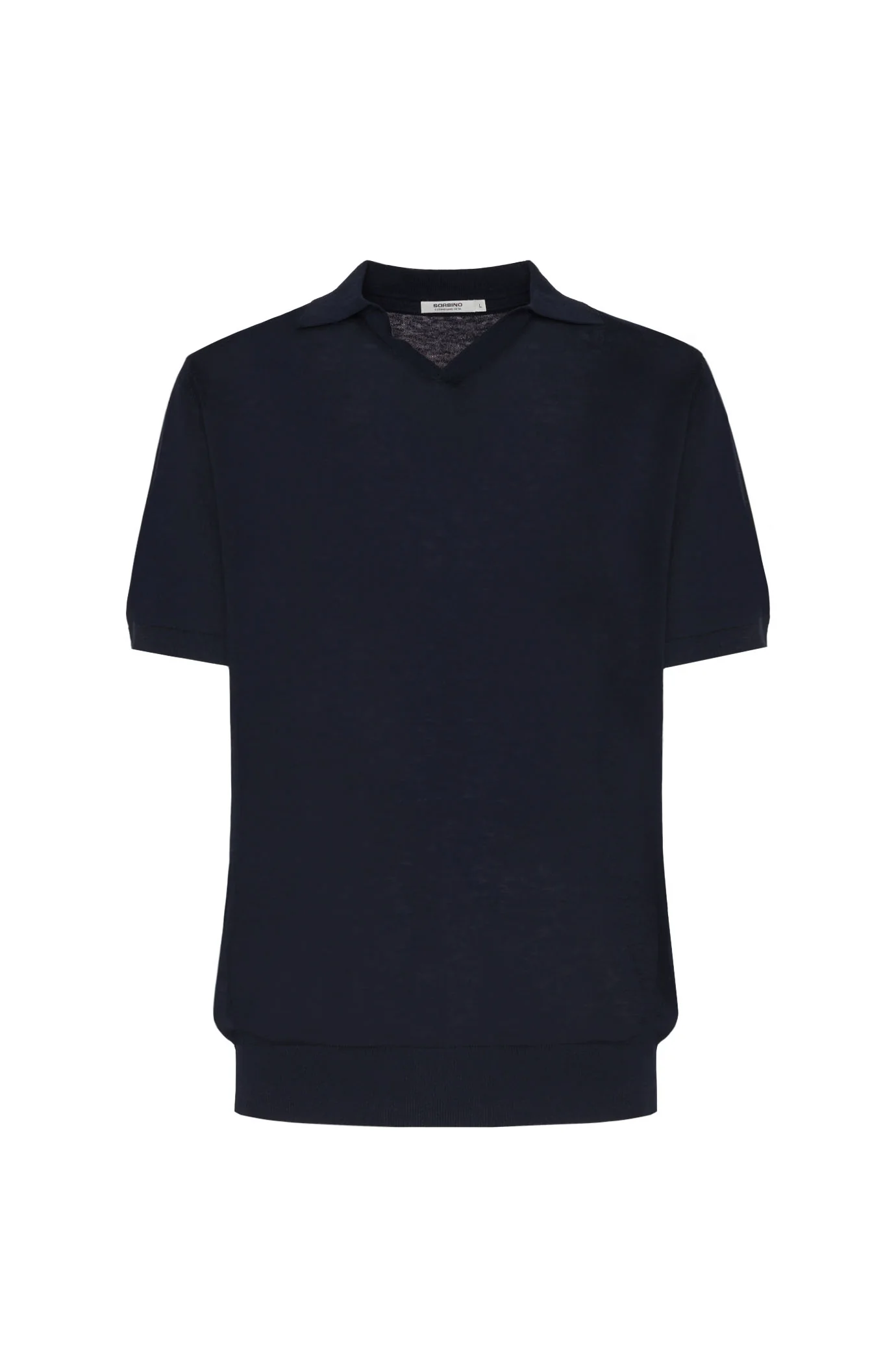 Polo derby in maglia misto lino seta - Image 11
