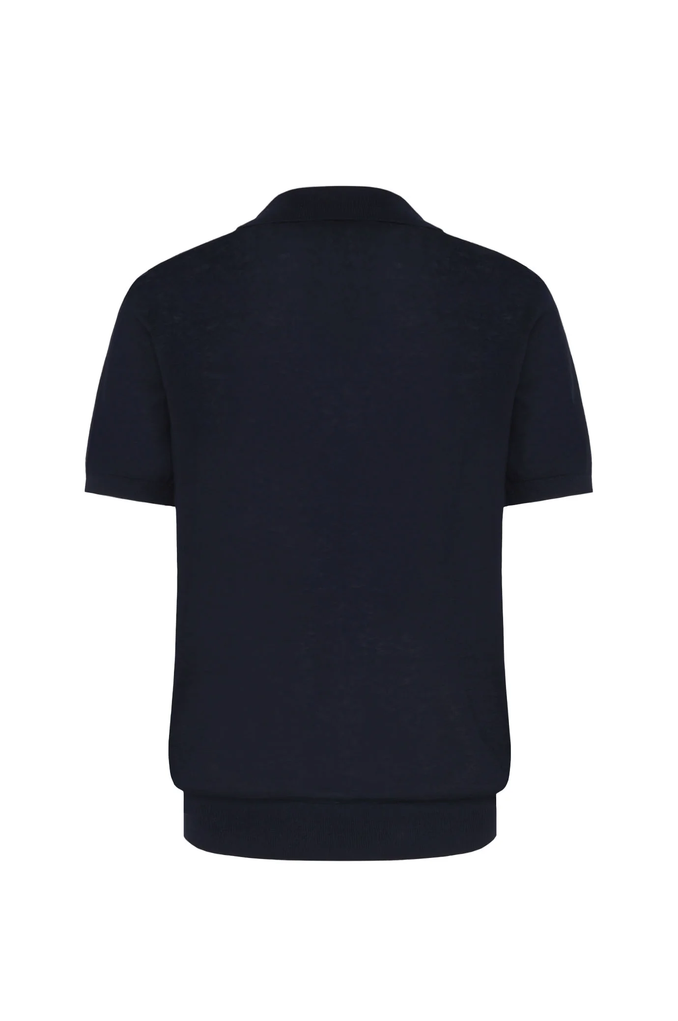 Polo derby in maglia misto lino seta - Image 12