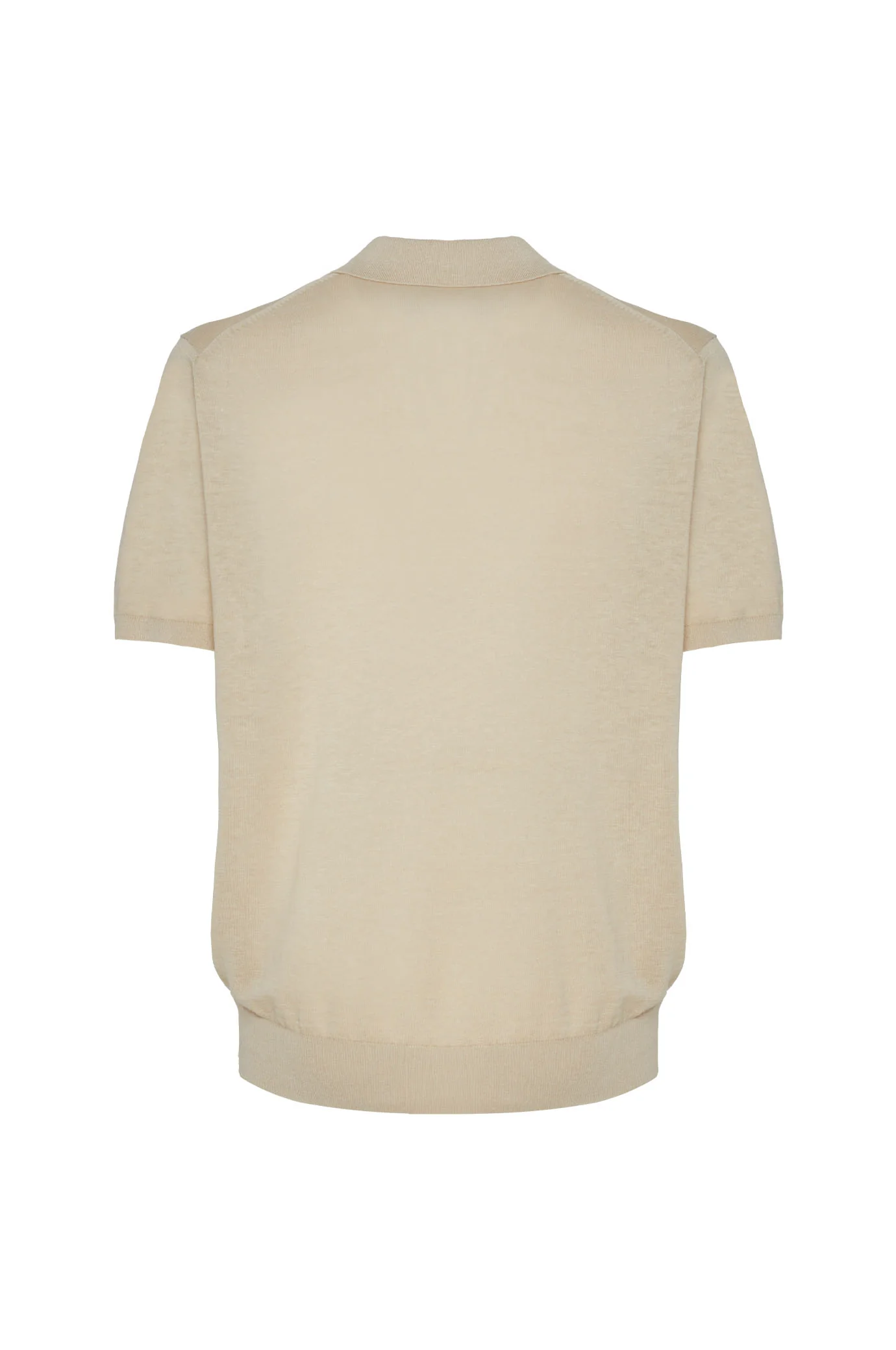 Polo derby in maglia misto lino seta - Image 18