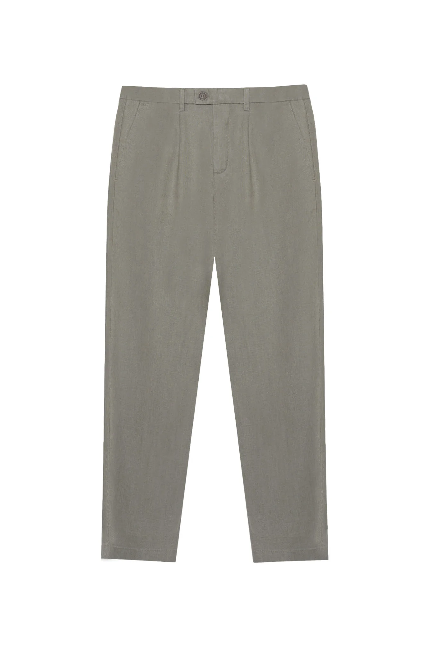 Pantaloni chinos drop crotch fit in 100% lino - Image 13