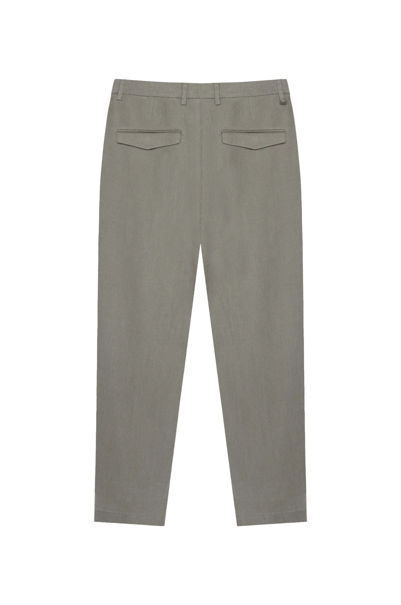 Pantaloni chinos drop crotch fit in 100% lino - Image 14