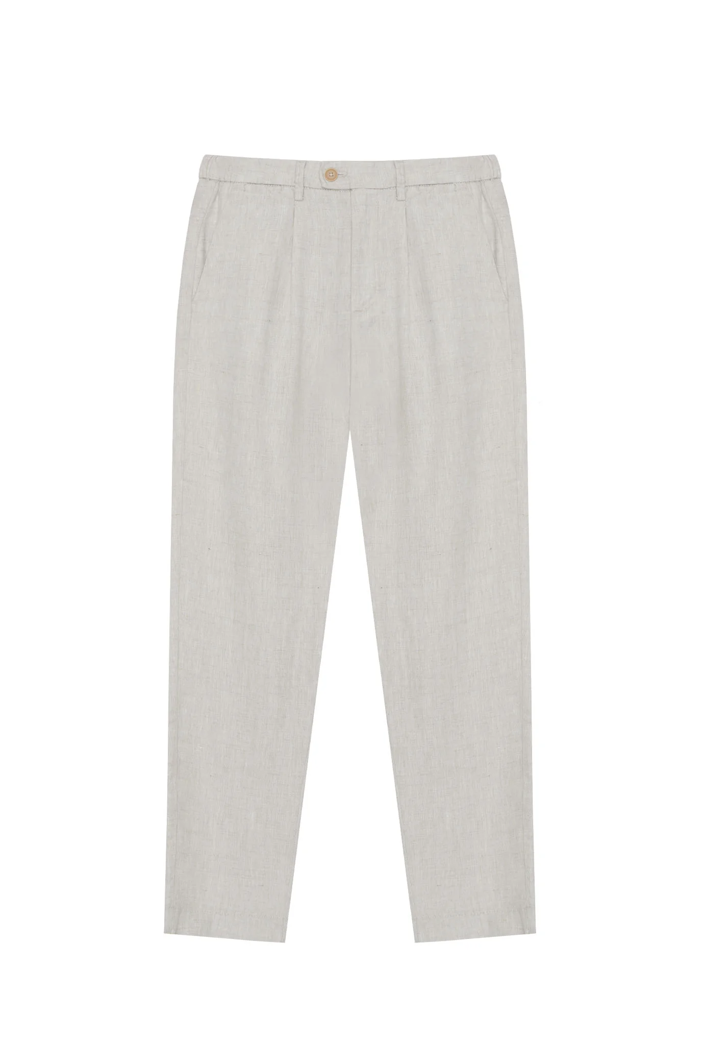 Pantaloni chinos drop crotch fit in 100% lino - Image 5