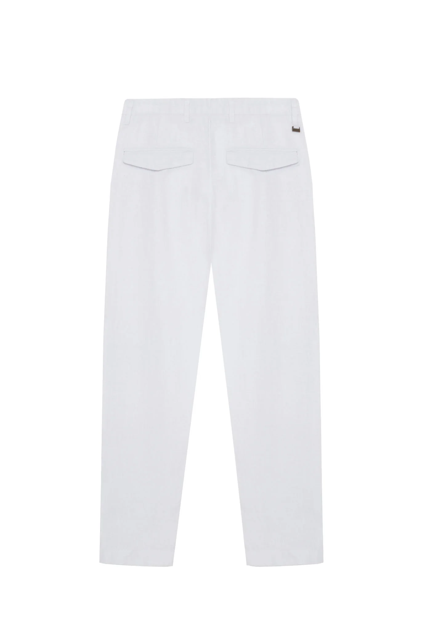 Pantaloni chinos drop crotch fit in 100% lino - Image 8